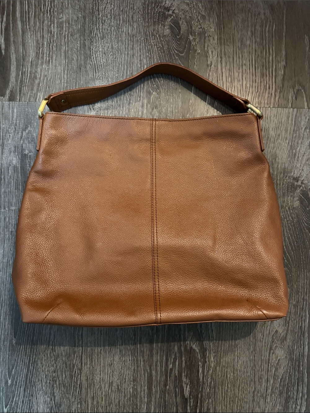 Classic Brown Leather Hobo Bag by Kooba